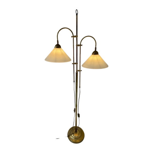 Art Deco - Lampadaire double arche