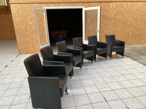 6 x Chaises de salle à manger modernes