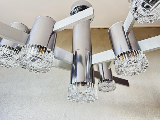 Image 1 of Lampe suspendue géométrique vintage