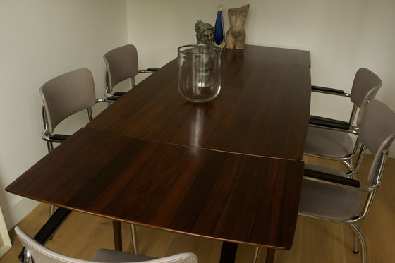 Image 1 of Table de salle à manger vintage en bois de rose