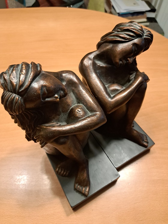 Image 1 of 2x Art Deco bookend