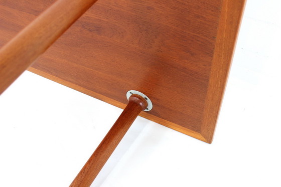 Image 1 of Hans J. Wegner pour Andreas Tuck, Mid Century Teak Coffee Table, Danemark 1957