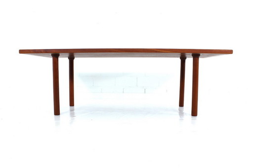 Hans J. Wegner pour Andreas Tuck, Mid Century Teak Coffee Table, Danemark 1957