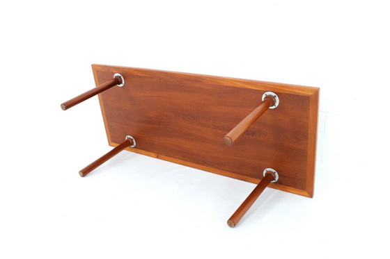 Image 1 of Hans J. Wegner pour Andreas Tuck, Mid Century Teak Coffee Table, Danemark 1957