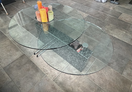 Rolf Benz glass coffee table