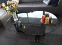 Rolf Benz glass coffee table