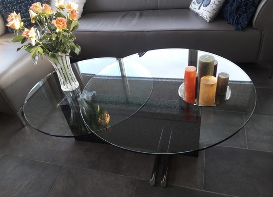 Image 1 of Rolf Benz glass coffee table