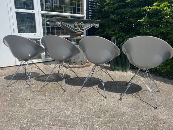 Image 1 of Chaises Kartell Eros, 4 pièces