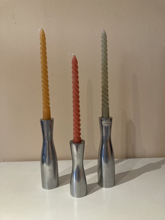 Image 1 of 3x Erika Pekkari candlesticks