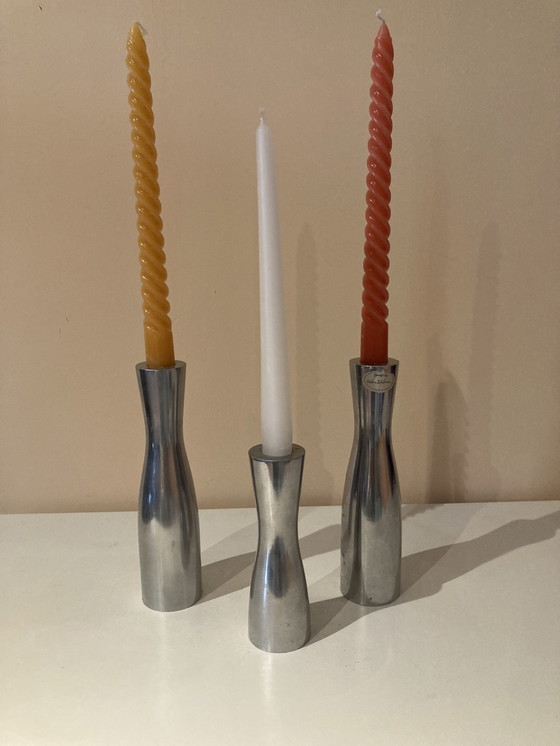 Image 1 of 3x Erika Pekkari candlesticks