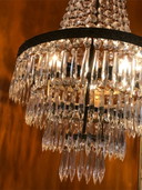 Lampe pendante chandelier vintage