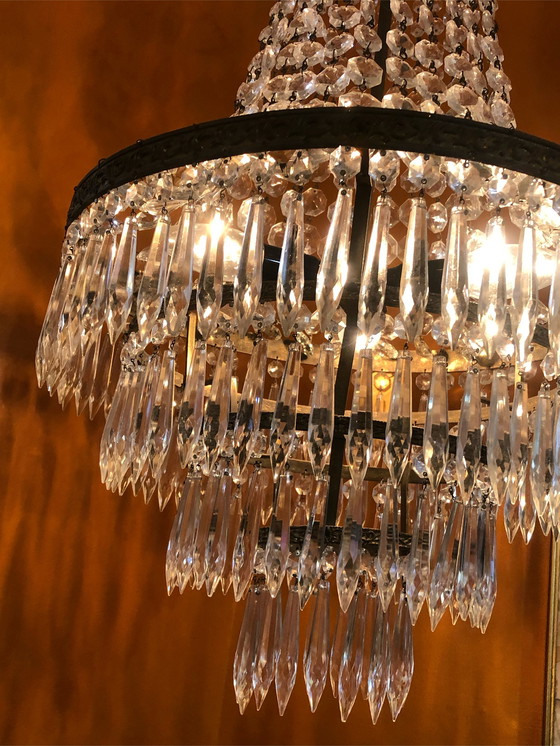Image 1 of Vintage chandelier hanging lamp