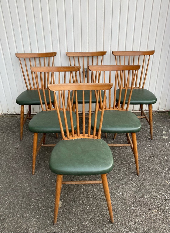 Image 1 of 6 Scandinavian dining set full teak