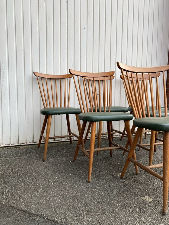 Image 1 of 6 Scandinavian dining set full teak