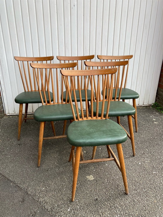 Image 1 of 6 Scandinavian dining set full teak