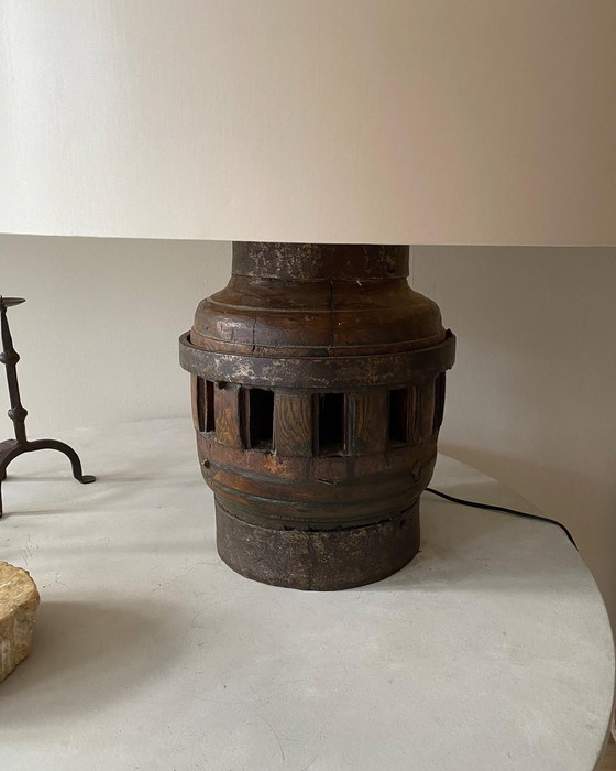 Image 1 of Wooden table lamp