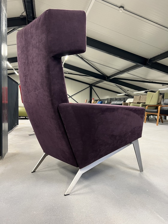 Image 1 of Leolux Elixir Relax armchair purple