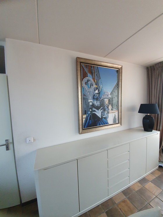 Image 1 of Leo Hortensius Carnaval in Venetië schilderij