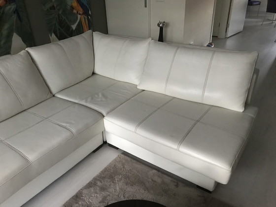 Image 1 of Sijben corner sofa white leather