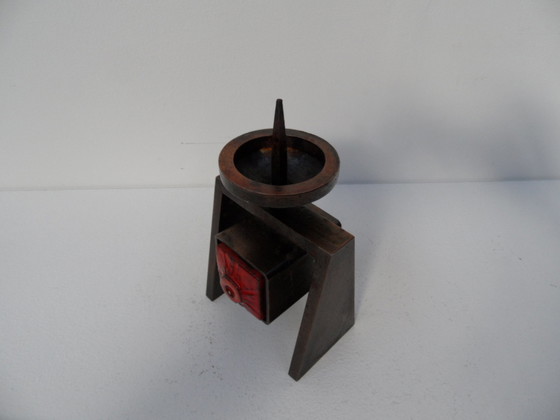 Image 1 of Vintage bronze candlestick 1960's