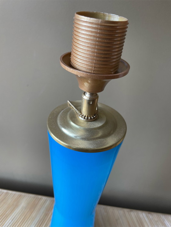 Image 1 of Vintage glass lamp