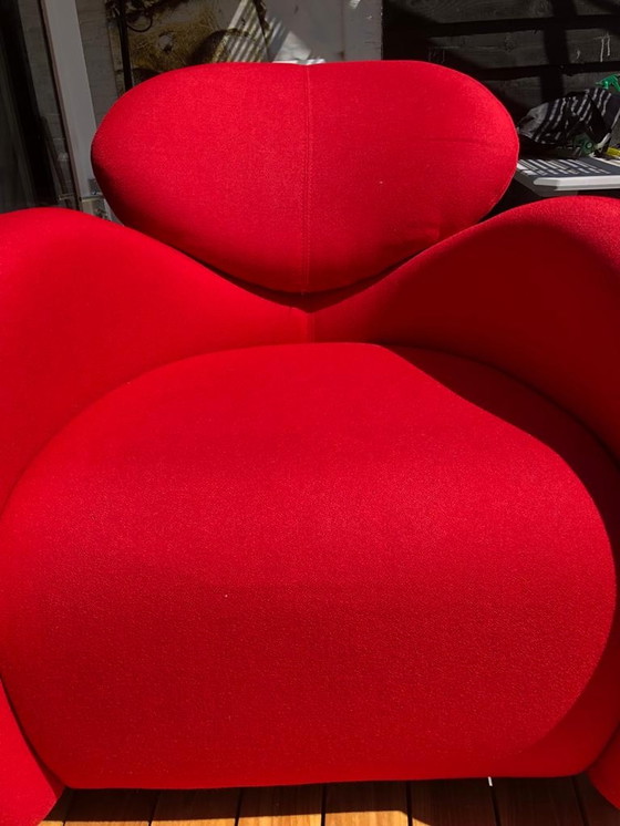 Image 1 of Set of 2 red design armchairs