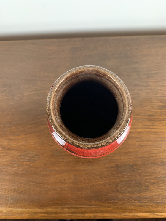 Image 1 of Vase vintage West Germany 60s red