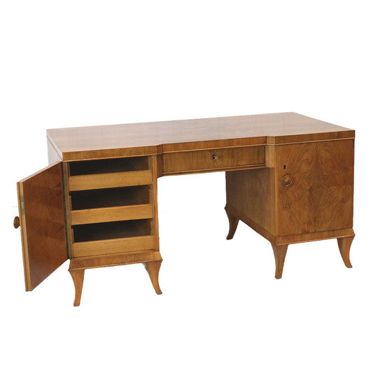 Image 1 of Vintage walnut desk