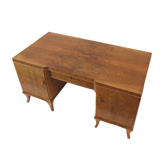 Image 1 of Vintage walnut desk