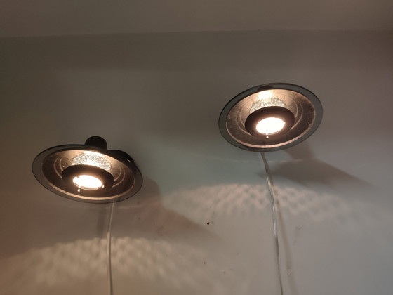 Image 1 of 2x Steinhauer Space Age wall lamp UFO