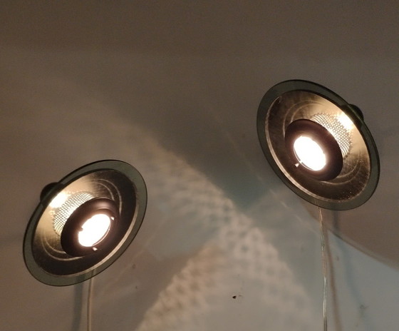 Image 1 of 2x Steinhauer Space Age wall lamp UFO