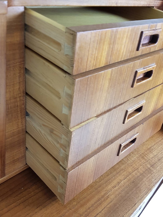 Image 1 of Segretaria danese vintage | cassettiera | scrivania in teak