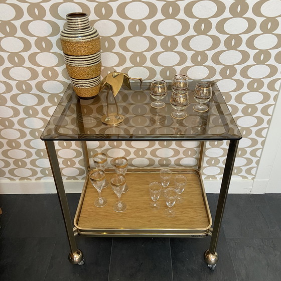 Image 1 of Italian serving trolley from Allegri, 1970s