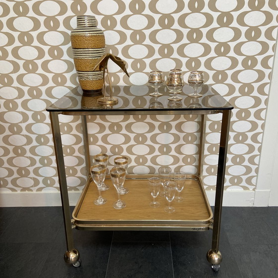 Image 1 of Italian serving trolley from Allegri, 1970s