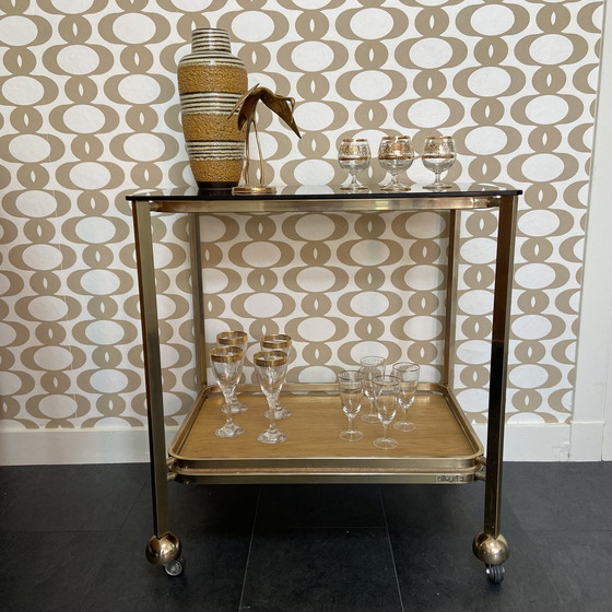 Image 1 of Italian serving trolley from Allegri, 1970s