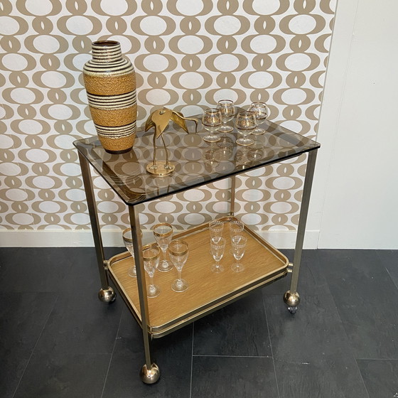 Image 1 of Italian serving trolley from Allegri, 1970s