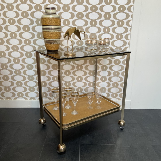 Image 1 of Italian serving trolley from Allegri, 1970s