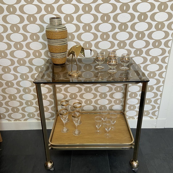 Image 1 of Italian serving trolley from Allegri, 1970s