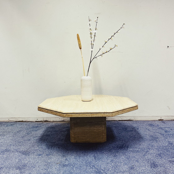 Image 1 of Travertine Coffee Table 