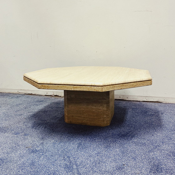 Image 1 of Travertine Coffee Table 