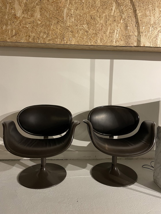 Image 1 of 2x Artifort Tulip armchair by Pierre Paulin