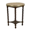 Round Copper Smoker's Table