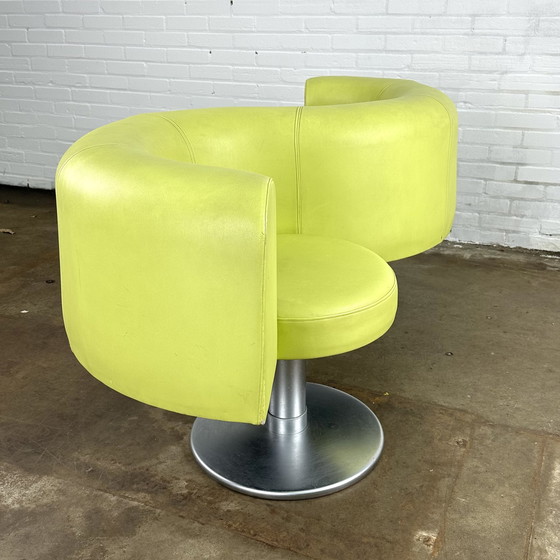 Image 1 of Double yellow space age sofa / chair