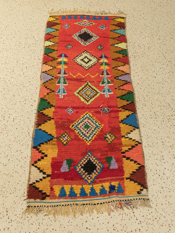 Image 1 of  Boujad vintage, tapis berbère, 105 X 248