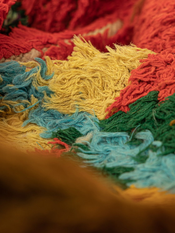 Image 1 of  Boujad vintage, tapis berbère, 105 X 248