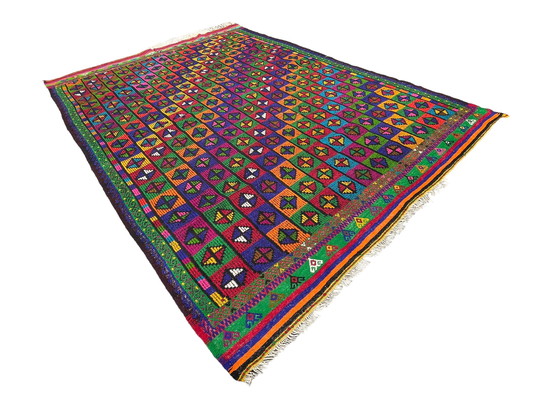 Image 1 of Tapis Kilim turc vintage