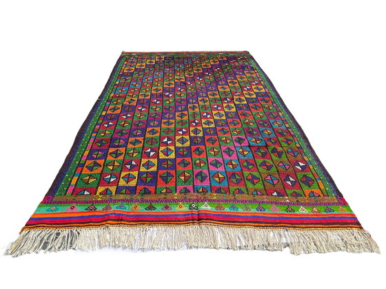 Image 1 of Tapis Kilim turc vintage