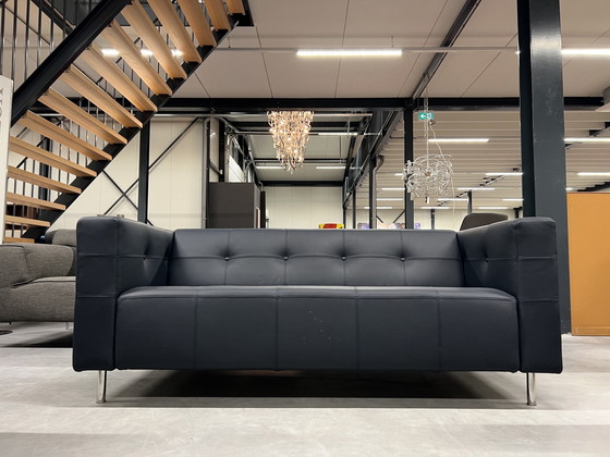 Image 1 of Nieuw Gelderland 6111 2.5 seater sofa blue leather