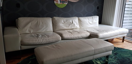 Image 1 of Leather designer sofa