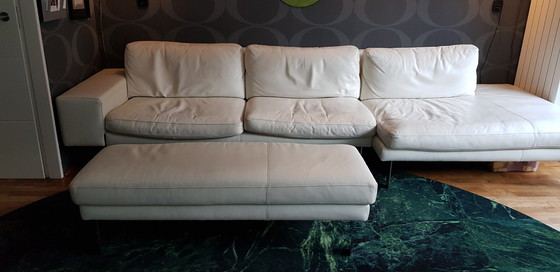 Image 1 of Leather designer sofa